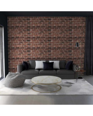 Panneaux muraux 3D design brique marron foncé 10 pcs EPS | Mobilier & Déco