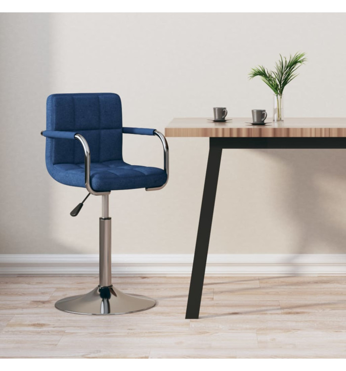Tabouret de bar Bleu Tissu | Mobilier & Déco