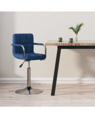 Tabouret de bar Bleu Tissu | Mobilier & Déco