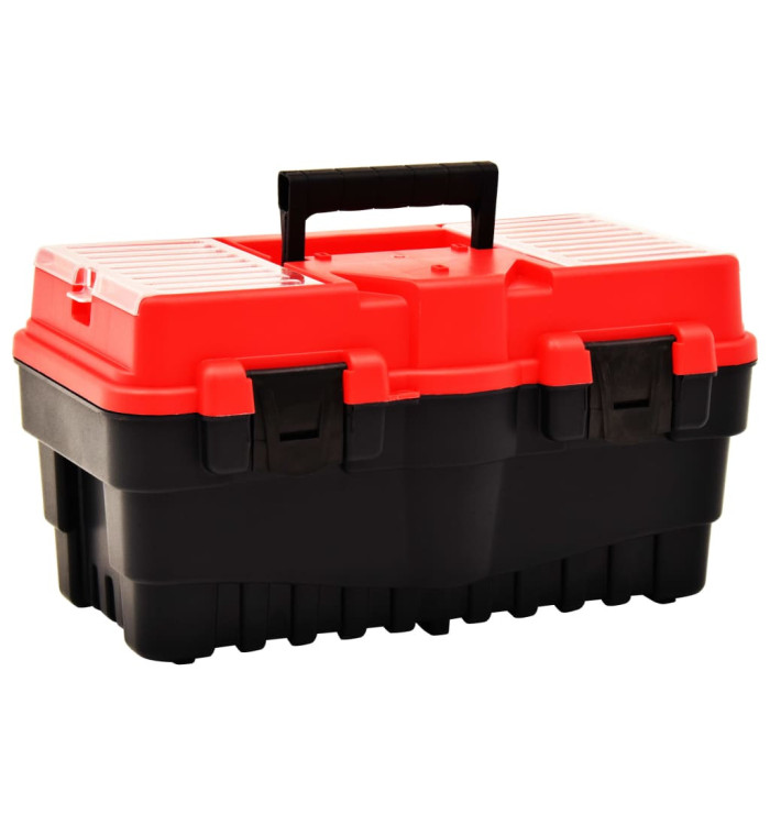 Boîte à outils Plastique 462x256x242 mm Rouge | Mobilier & Déco