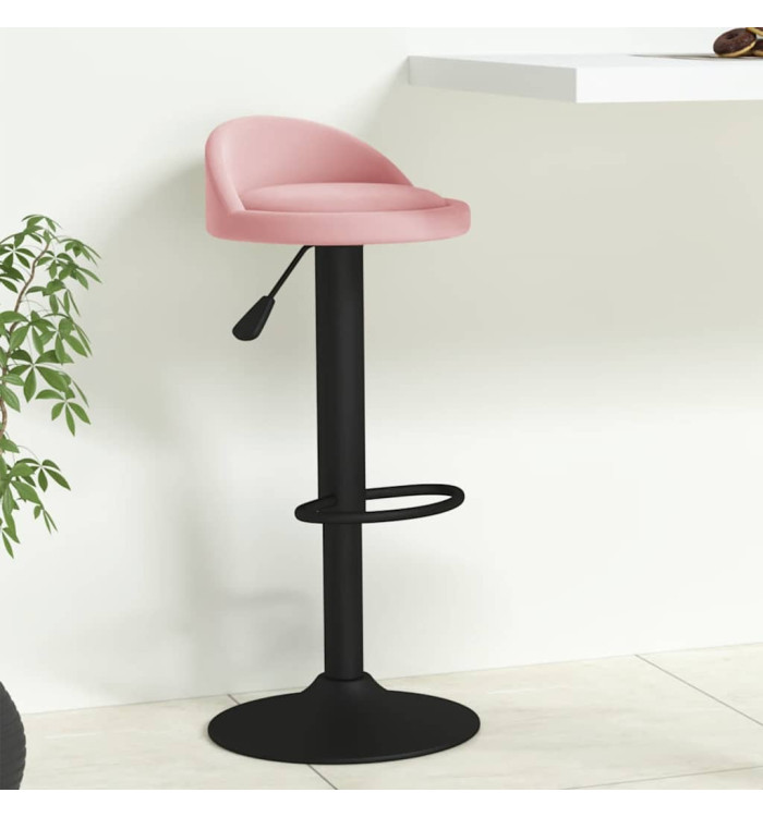 Tabouret de bar Rose Velours | Mobilier & Déco