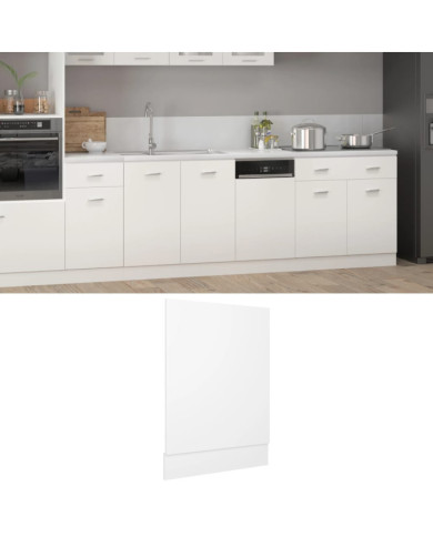 Panneau de lave-vaisselle "Lyon" Blanc 45x3x67 cm Aggloméré | Mobilier & Déco