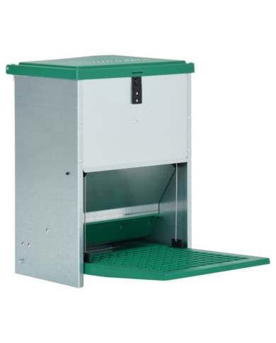Mangeoire automatique pour volaille avec pédale 12 kg | Mobilier & Déco