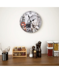 Horloge murale vintage 30 cm | Mobilier & Déco