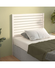 Tête de lit Blanc 81x4x100 cm Bois massif de pin | Mobilier & Déco