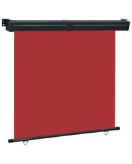 Auvent latéral de balcon 165x250 cm Rouge | Mobilier & Déco