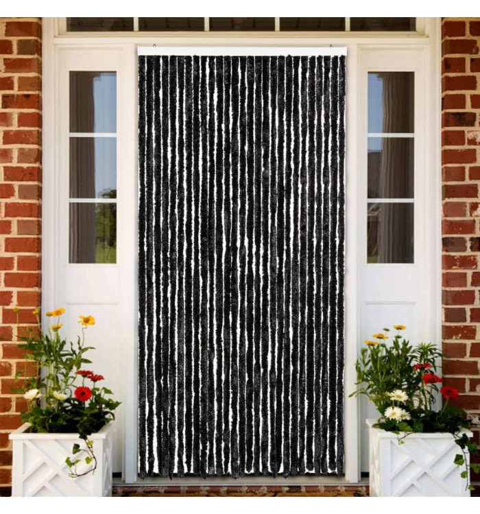 Moustiquaire anthracite 118x220 cm chenille | Mobilier & Déco