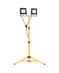 Projecteur à LED avec trépied 2x50 W Blanc froid | Mobilier & Déco