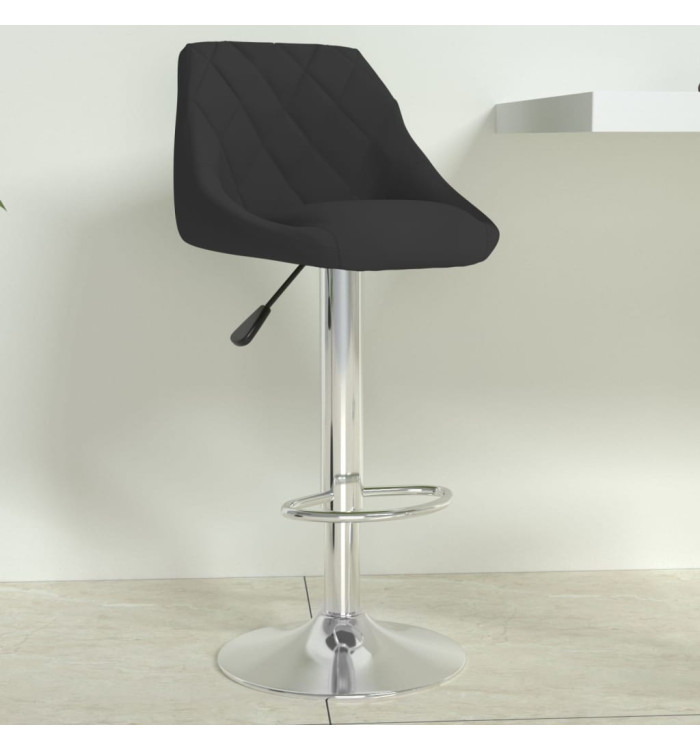 Tabouret de bar Noir Velours | Mobilier & Déco