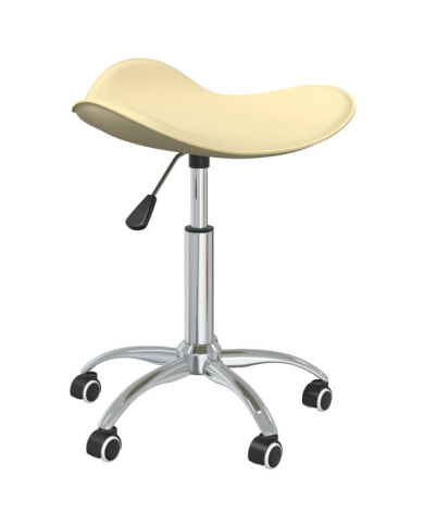 Tabouret de salon et spa Crème Similicuir | Mobilier & Déco