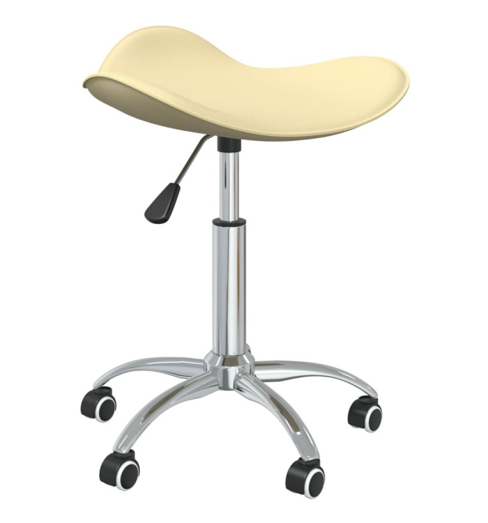 Tabouret de salon et spa Crème Similicuir | Mobilier & Déco