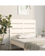Tête de lit Blanc 90x3x80 cm Bois massif de pin | Mobilier & Déco