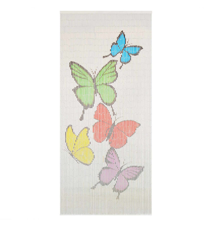 Rideau de porte contre insectes Bambou 90 x 200 cm | Mobilier & Déco