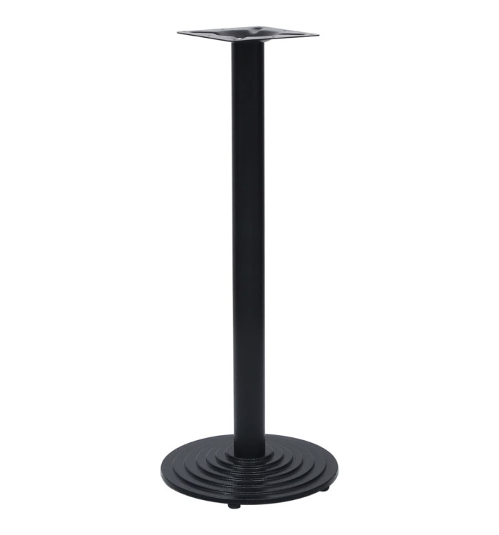 Pied de table de bistro noir Ø43x107 cm fonte | Mobilier & Déco