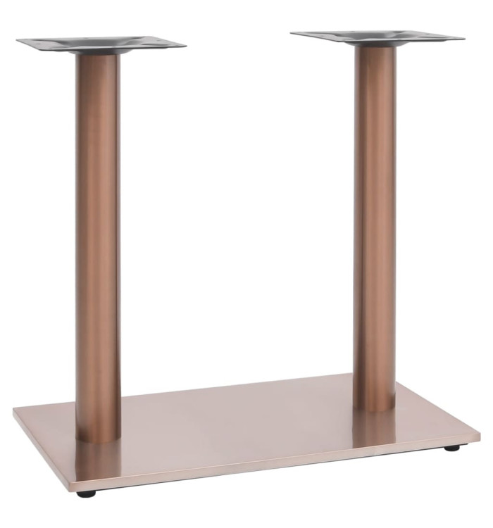 Pied de table de bistro Laiton 70x40x72 cm Acier inoxydable | Mobilier & Déco