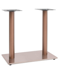 Pied de table de bistro Laiton 70x40x72 cm Acier inoxydable | Mobilier & Déco
