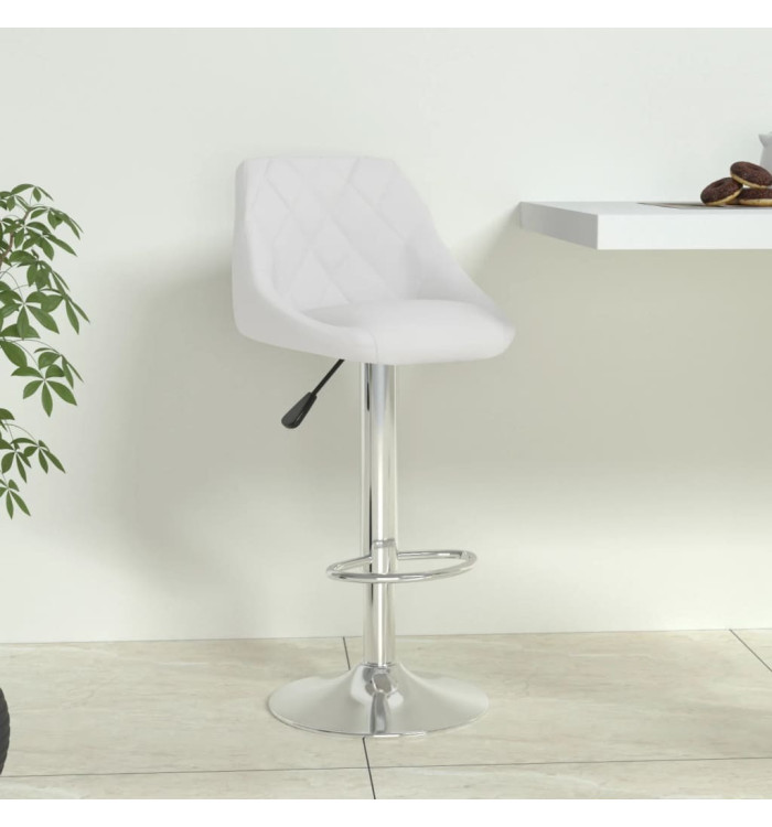 Tabouret de bar Blanc Similicuir | Mobilier & Déco
