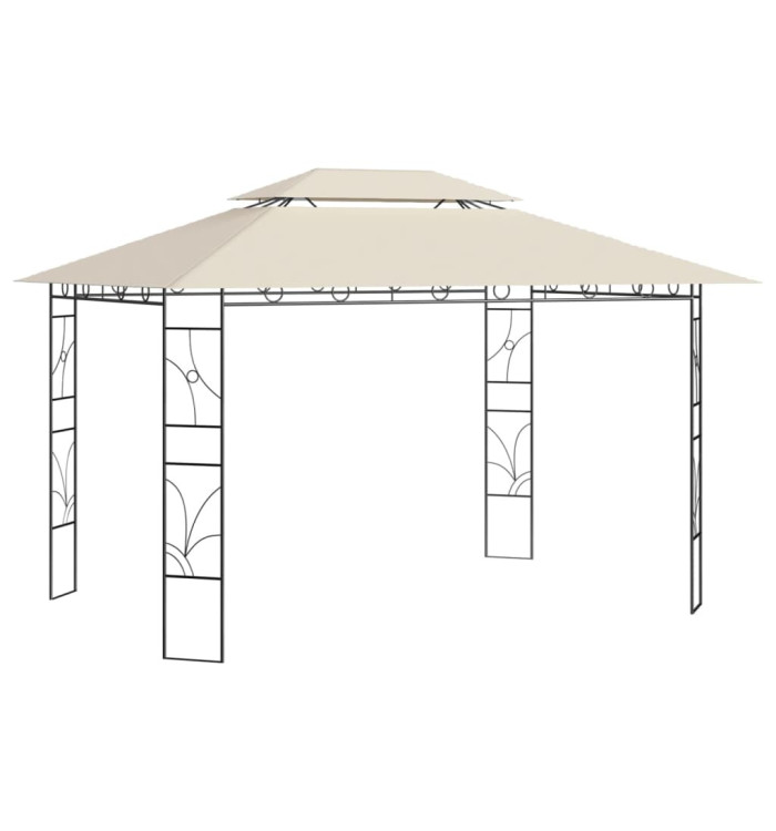 Belvédère 4x3x2,7 m Crème 160 g/m² | Mobilier & Déco