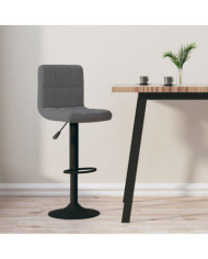 Tabouret de bar Gris foncé Velours | Mobilier & Déco