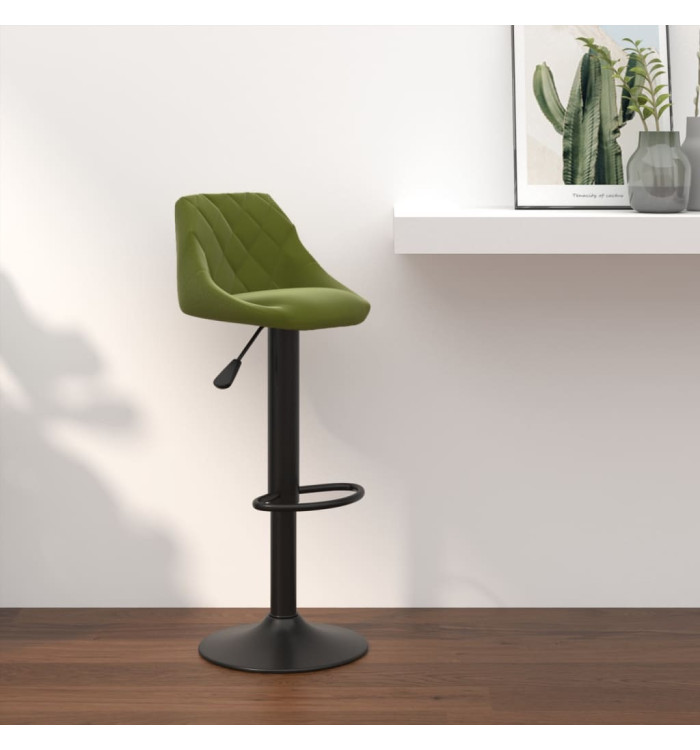 Tabouret de bar Vert clair Velours | Mobilier & Déco