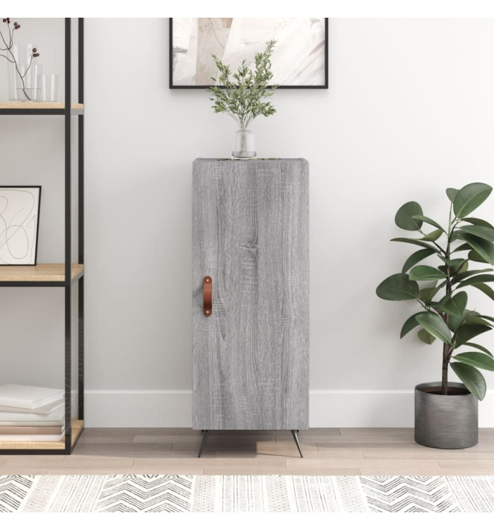 Buffet Sonoma gris 34,5x34x90 cm Bois d'ingénierie | Mobilier & Déco