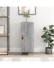 Buffet Sonoma gris 34,5x34x90 cm Bois d'ingénierie | Mobilier & Déco