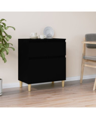 Buffet Noir 60x35x70 cm Bois d'ingénierie | Mobilier & Déco