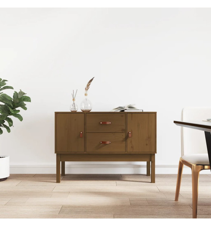 Buffet Marron miel 110x40x78 cm Bois massif de pin | Mobilier & Déco