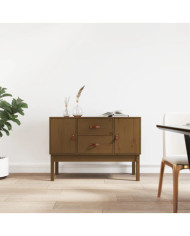 Buffet Marron miel 110x40x78 cm Bois massif de pin | Mobilier & Déco