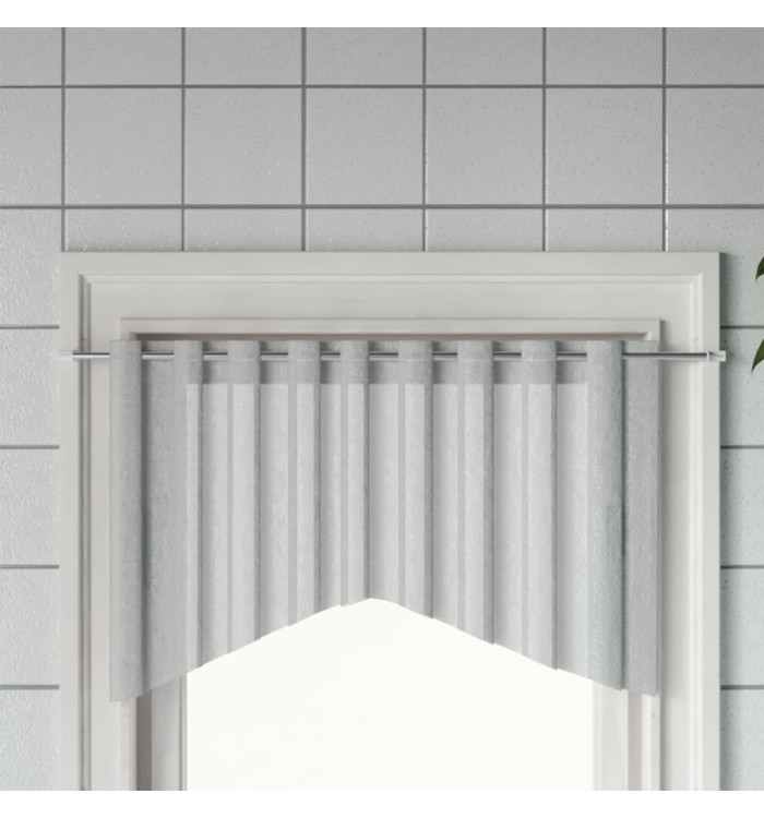 Tringles à rideau 2 pcs blanc et argenté 90-130 cm aluminium | Mobilier & Déco