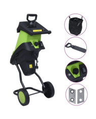 Broyeur électrique de jardin avec 2 lames supplémentaires 2400W | Mobilier & Déco