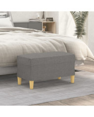 Banc Gris foncé 70x35x41 cm Tissu | Mobilier & Déco