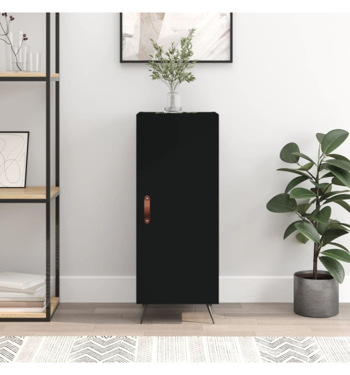 Buffet Noir 34,5x34x90 cm Bois d'ingénierie | Mobilier & Déco