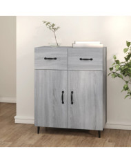 Buffet sonoma gris 69,5x34x90 cm bois d'ingénierie | Mobilier & Déco