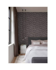 Noordwand Papier peint Topchic Flames and Drops Gris métallisé | Mobilier & Déco