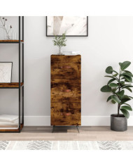 Buffet Chêne fumé 34,5x34x90 cm Bois d'ingénierie | Mobilier & Déco