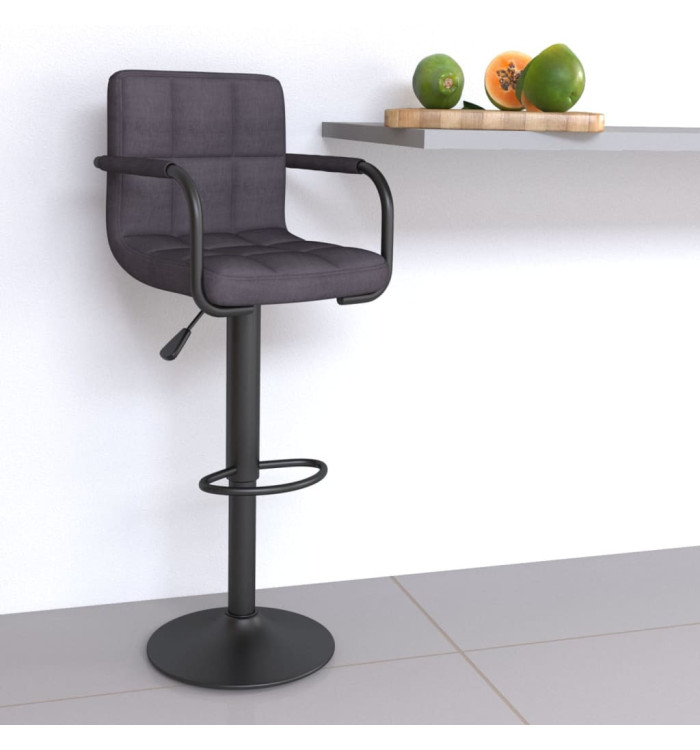 Tabouret de bar Taupe Tissu | Mobilier & Déco