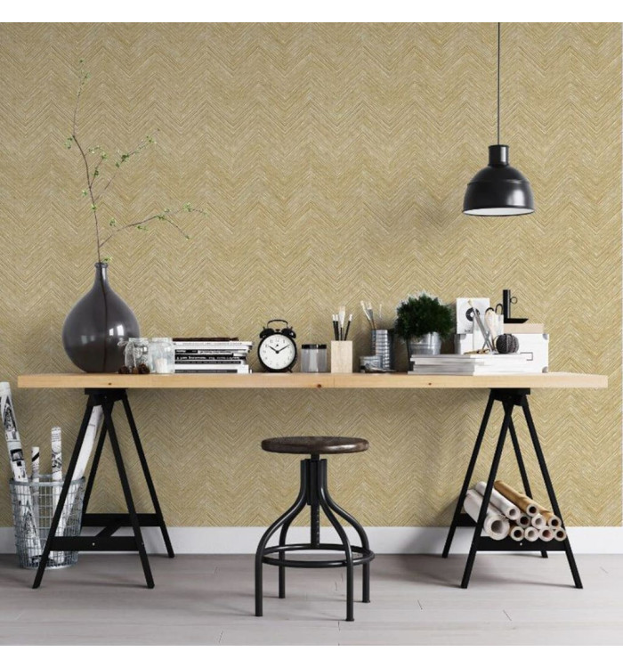 Noordwand Papier peint Topchic Herringbone Beige | Mobilier & Déco
