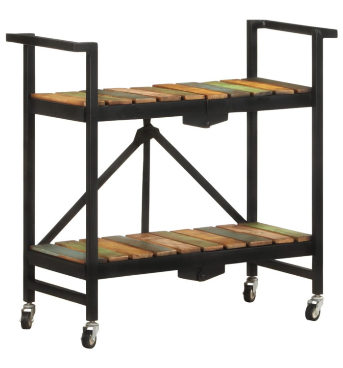 Chariot de cuisine 87x36x81 cm Bois massif de récupération | Mobilier & Déco