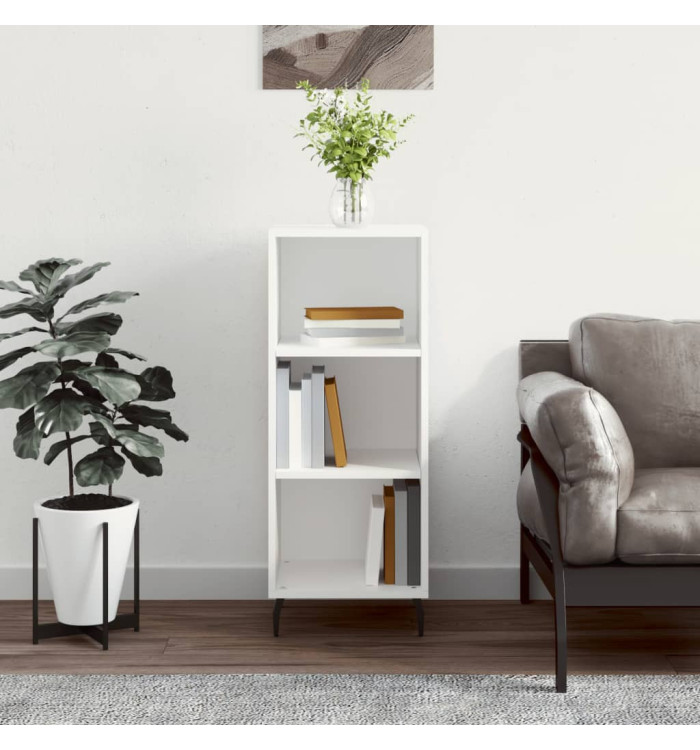 Buffet blanc 34,5x32,5x90 cm bois d'ingénierie | Mobilier & Déco