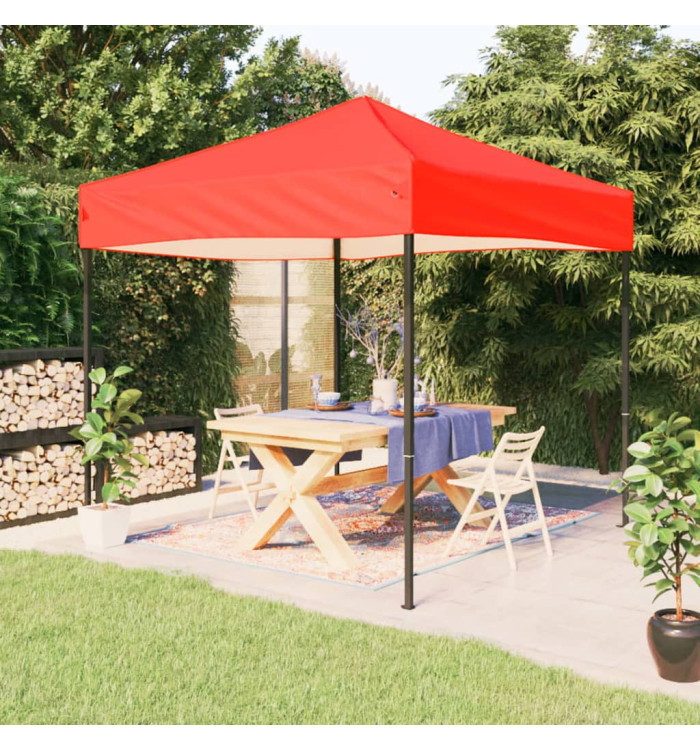 Tente de réception pliable Rouge 3x3 m | Mobilier & Déco