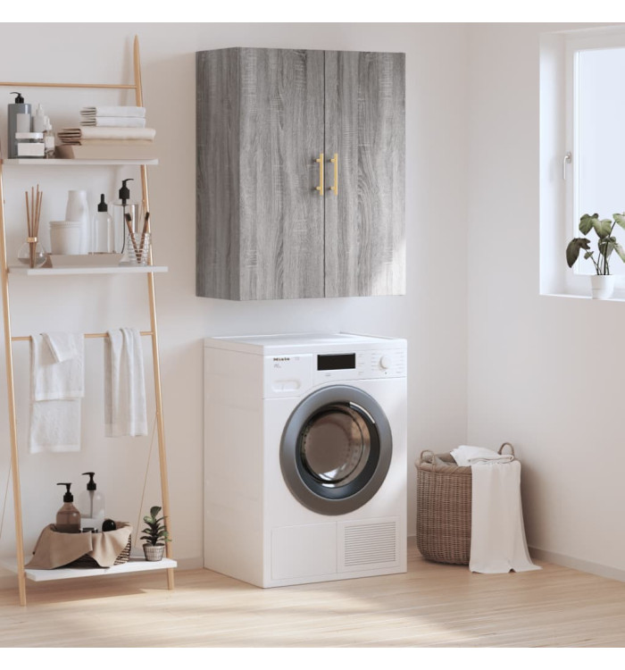 Armoire murale sonoma gris 69,5x34x90 cm | Mobilier & Déco