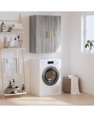 Armoire murale sonoma gris 69,5x34x90 cm | Mobilier & Déco