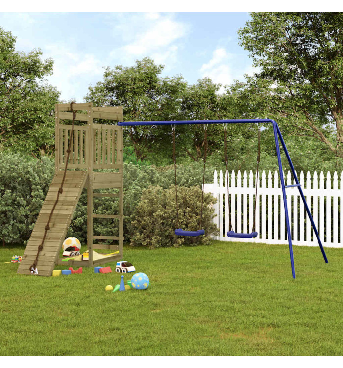 Aire de jeux d'extérieur bois de pin imprégné | Mobilier & Déco