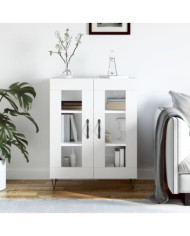 Buffet blanc 69,5x34x90 cm bois d'ingénierie | Mobilier & Déco