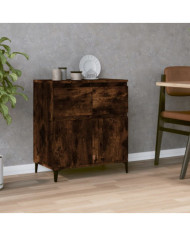 Buffet Chêne fumé 60x35x70 cm Bois d'ingénierie | Mobilier & Déco