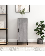 Buffet Sonoma gris 34,5x34x90 cm Bois d'ingénierie | Mobilier & Déco