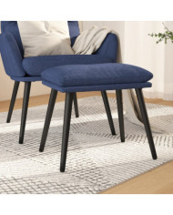 Repose-pied Bleu 45x29,5x35 cm Tissu | Mobilier & Déco