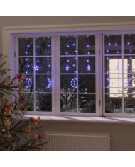 Guirlande lumineuse étoile et lune avec télécommande 345 LED | Mobilier & Déco