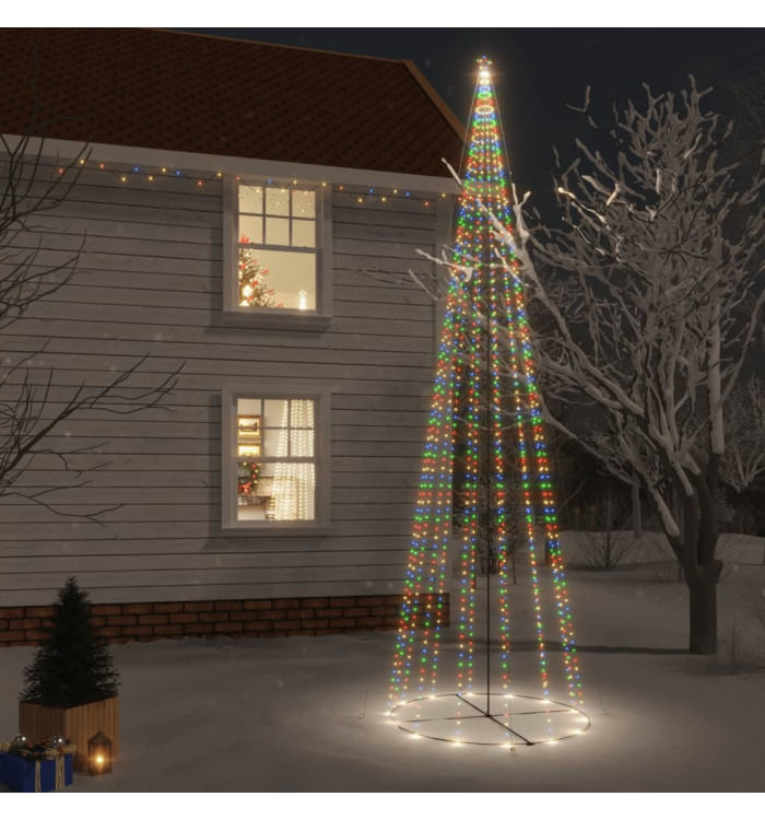 Arbre de Noël cône 1134 LED Colorées 230x800 cm | Mobilier & Déco